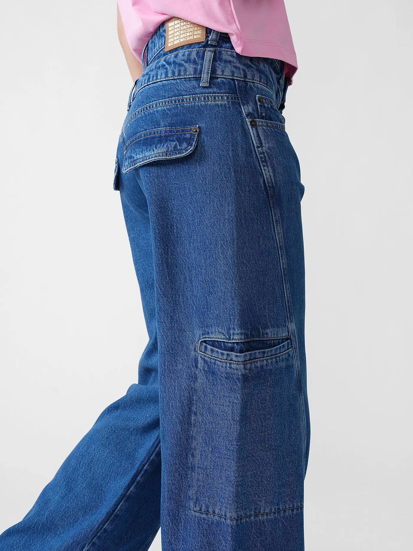 MAC | Jeans Balloon Fit  | blau