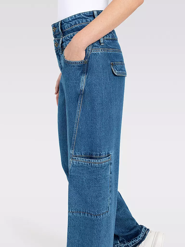 MAC | Jeans Balloon Fit | blau