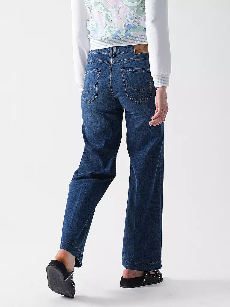 MAC | Jeans Flared Fit RICH PALAZZO | dunkelblau