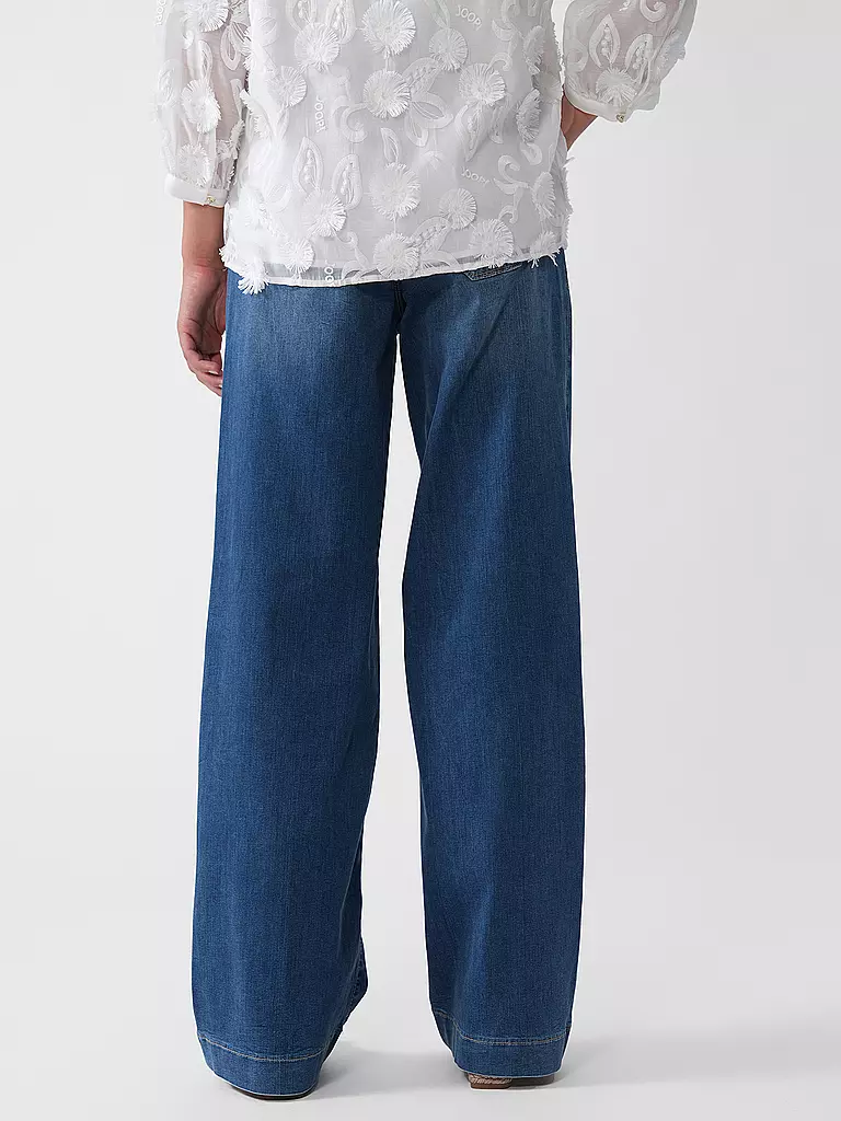 MAC | Jeans Flared Fit RICH PALAZZO | blau
