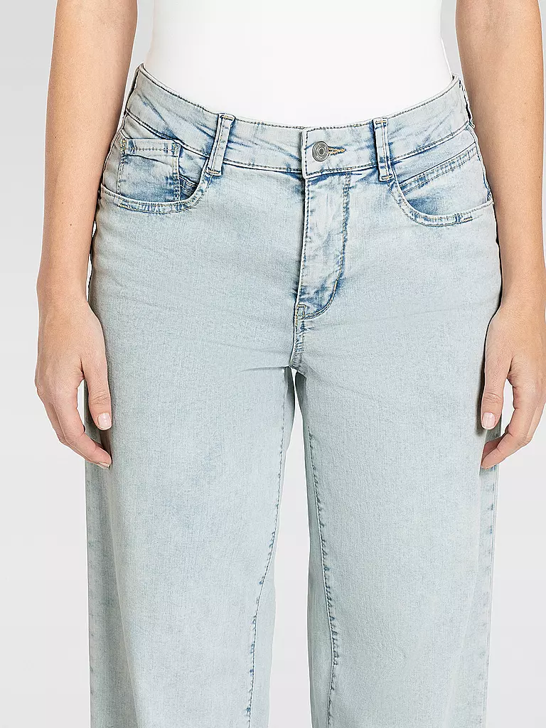 MAC | Jeans Flared Fit RICH PALAZZO | hellblau