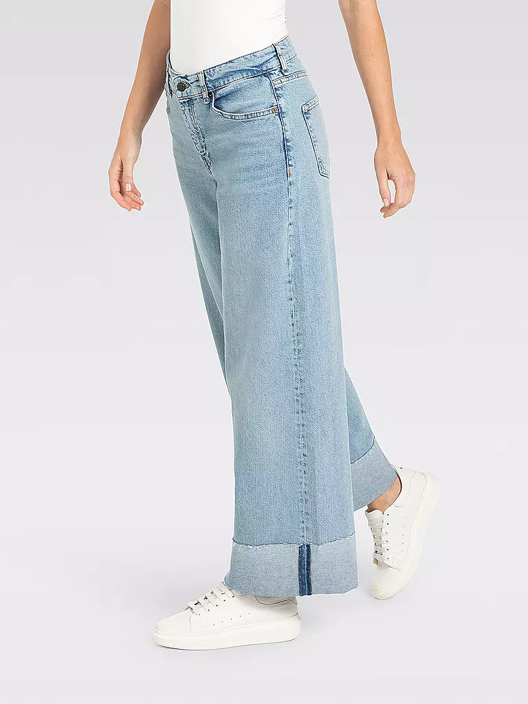 MAC | Jeans Straight Fit 7/8 NEVADA | hellblau