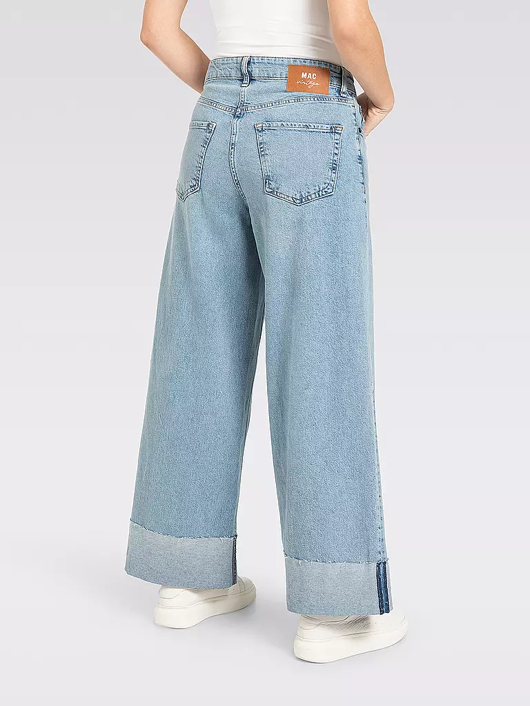 MAC | Jeans Straight Fit 7/8 NEVADA | hellblau