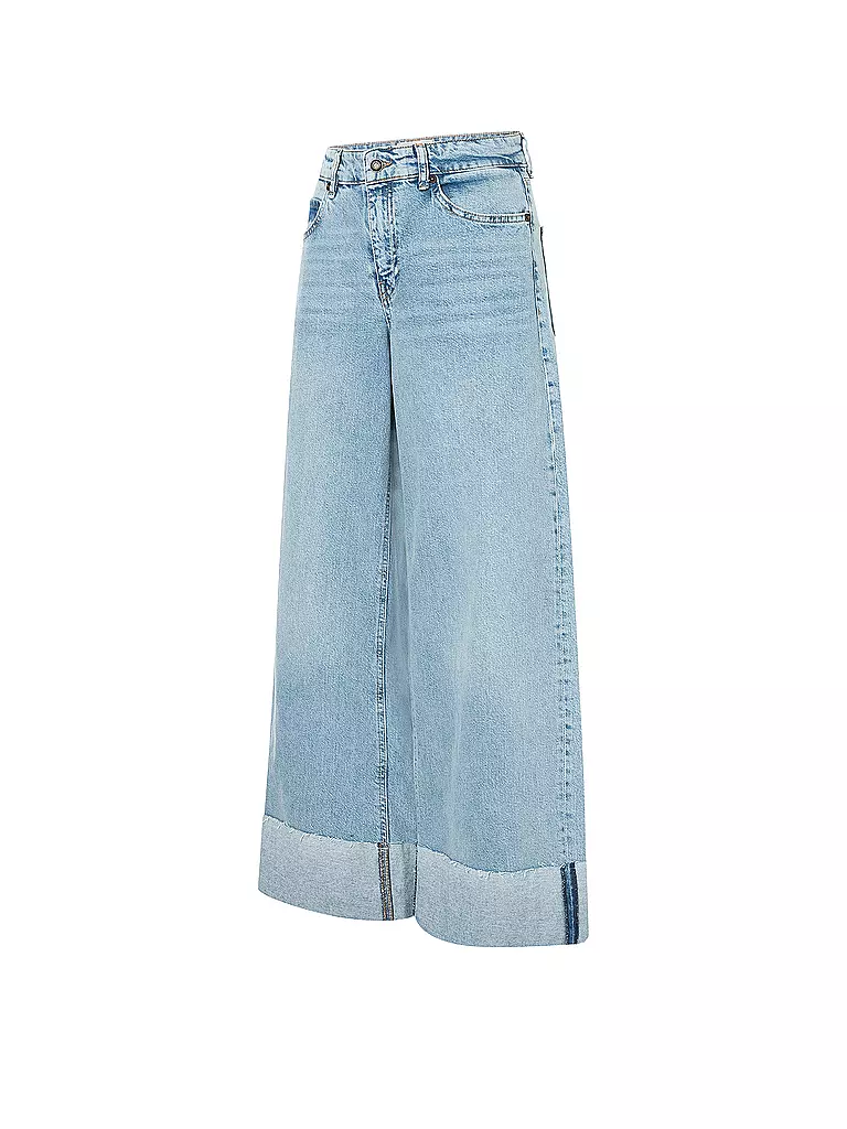 MAC | Jeans Straight Fit 7/8 NEVADA | hellblau