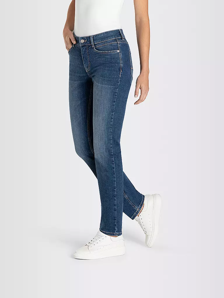 MAC | Jeans Straight Fit ANGELA | blau