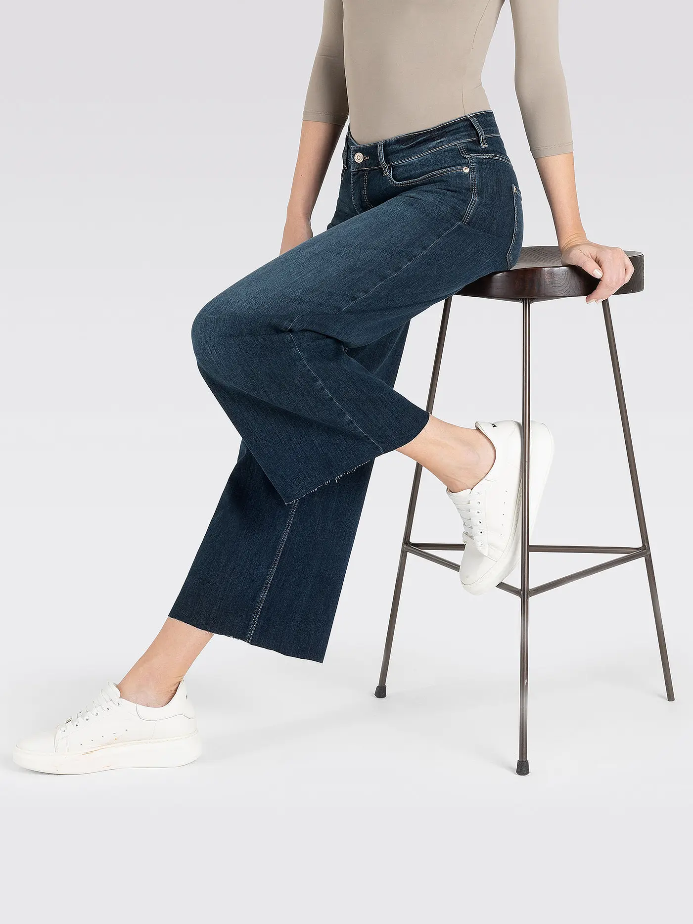 MAC | Jeans Straight Fit DREAM WIDE | dunkelblau