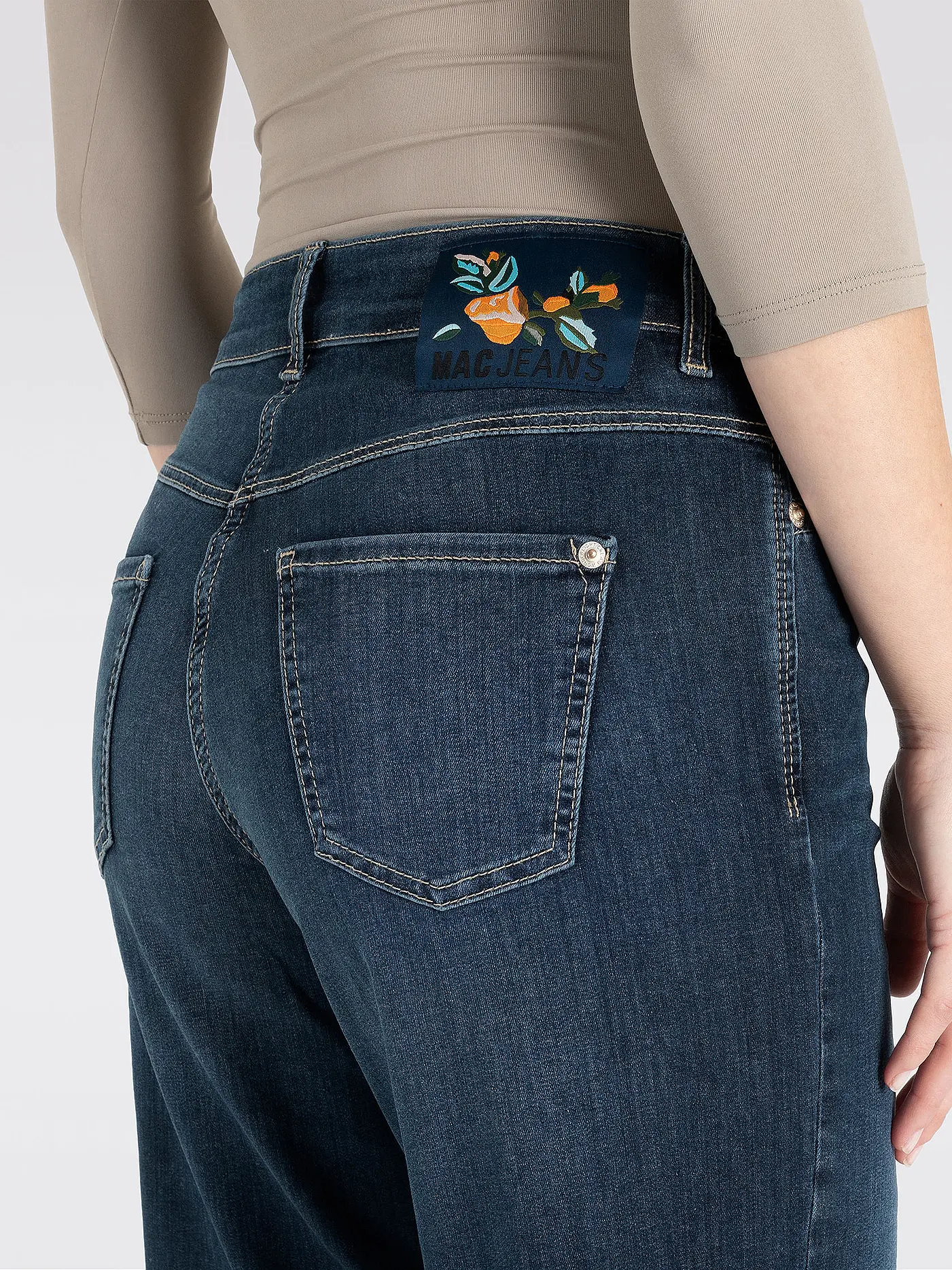 MAC | Jeans Straight Fit DREAM WIDE | dunkelblau
