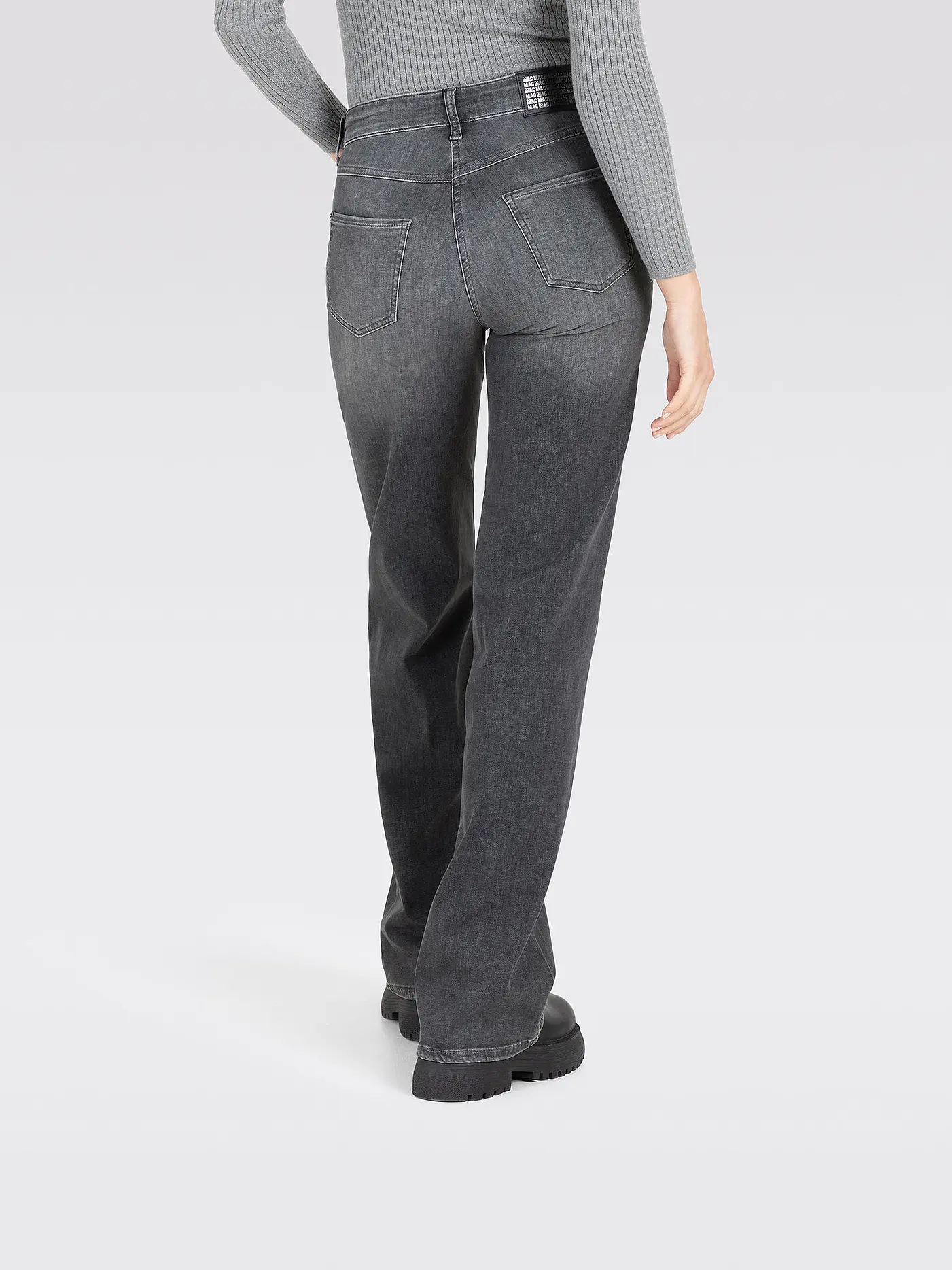 MAC | Jeans Straight Fit WIDE | grau