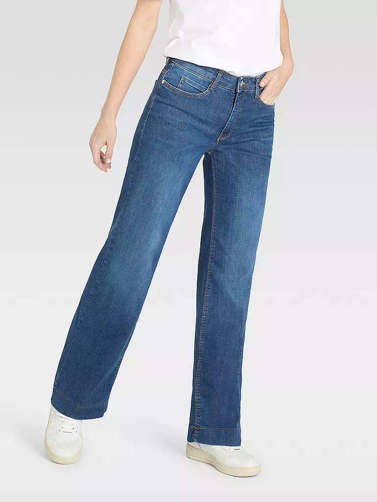 MAC | Jeans Wide Leg  | blau