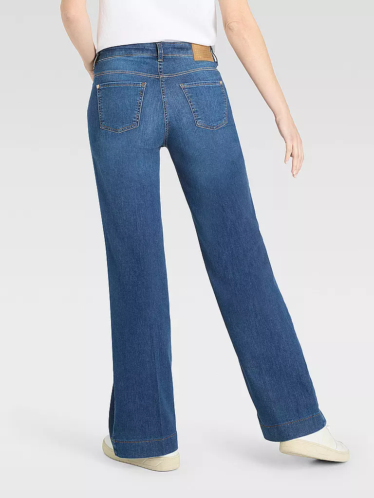 MAC | Jeans Wide Leg  | blau