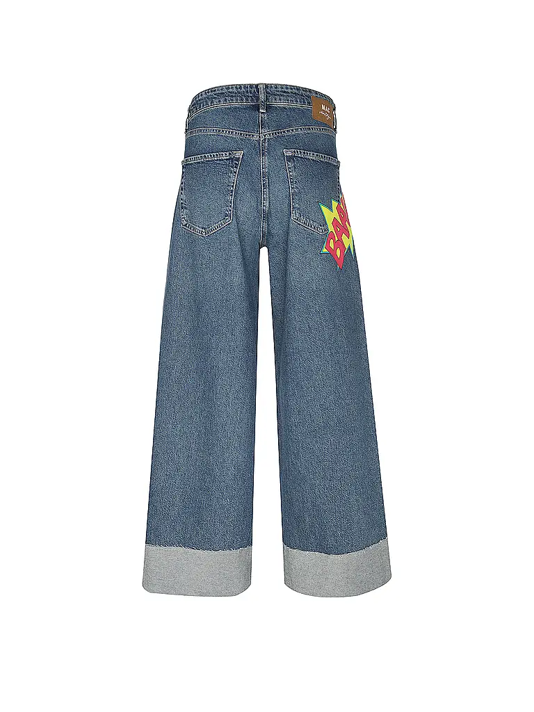 MAC | Jeans Wide Leg 7/8 NEVADA  | blau