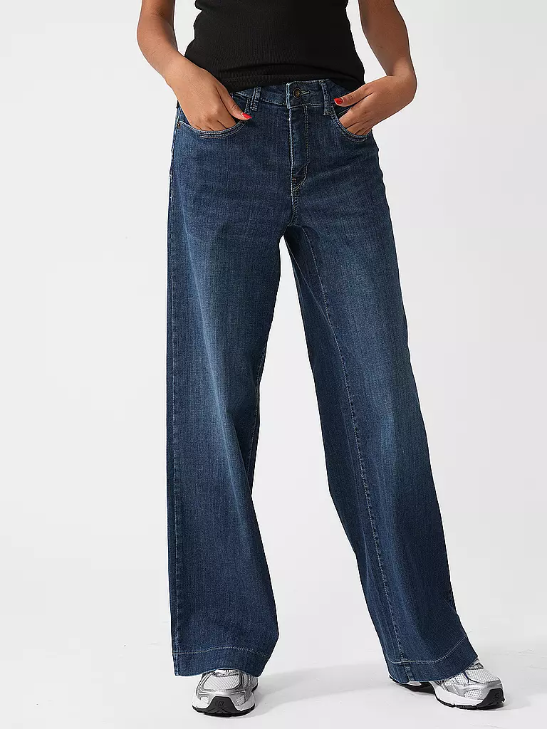 MAC | Jeans Wide Leg PALAZZO | blau