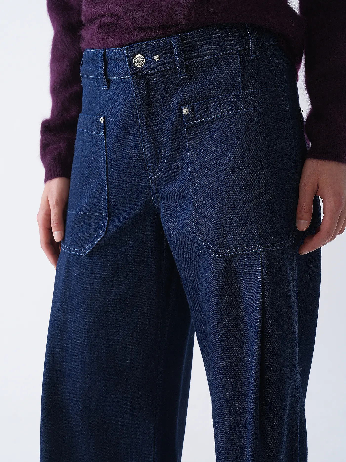 MAC | Jeans Wide Leg PORTLAND | dunkelblau