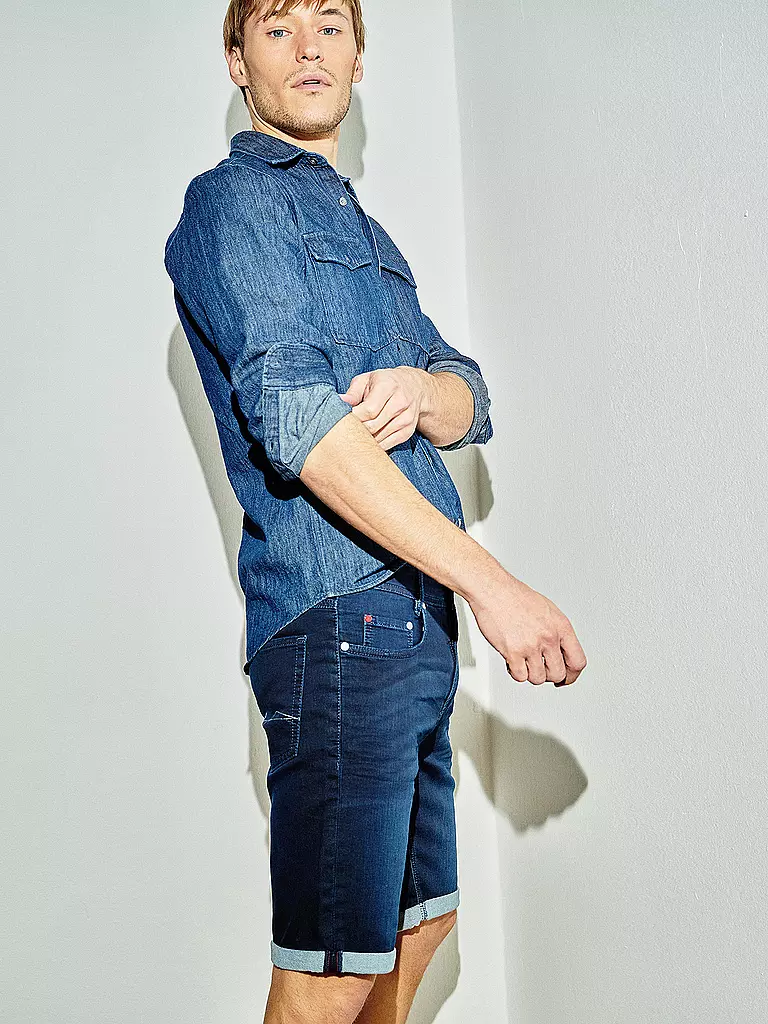 MAC | Jeansshorts  JOG' N | dunkelblau