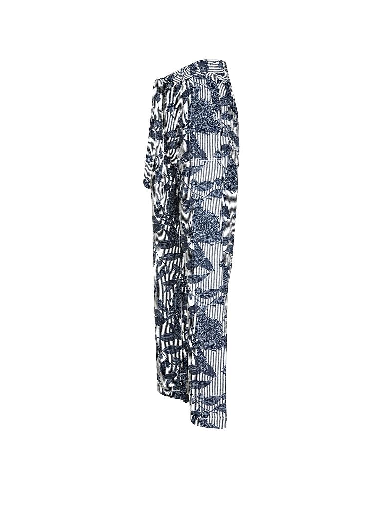 MAC | Leinenhose "Nelly" | blau