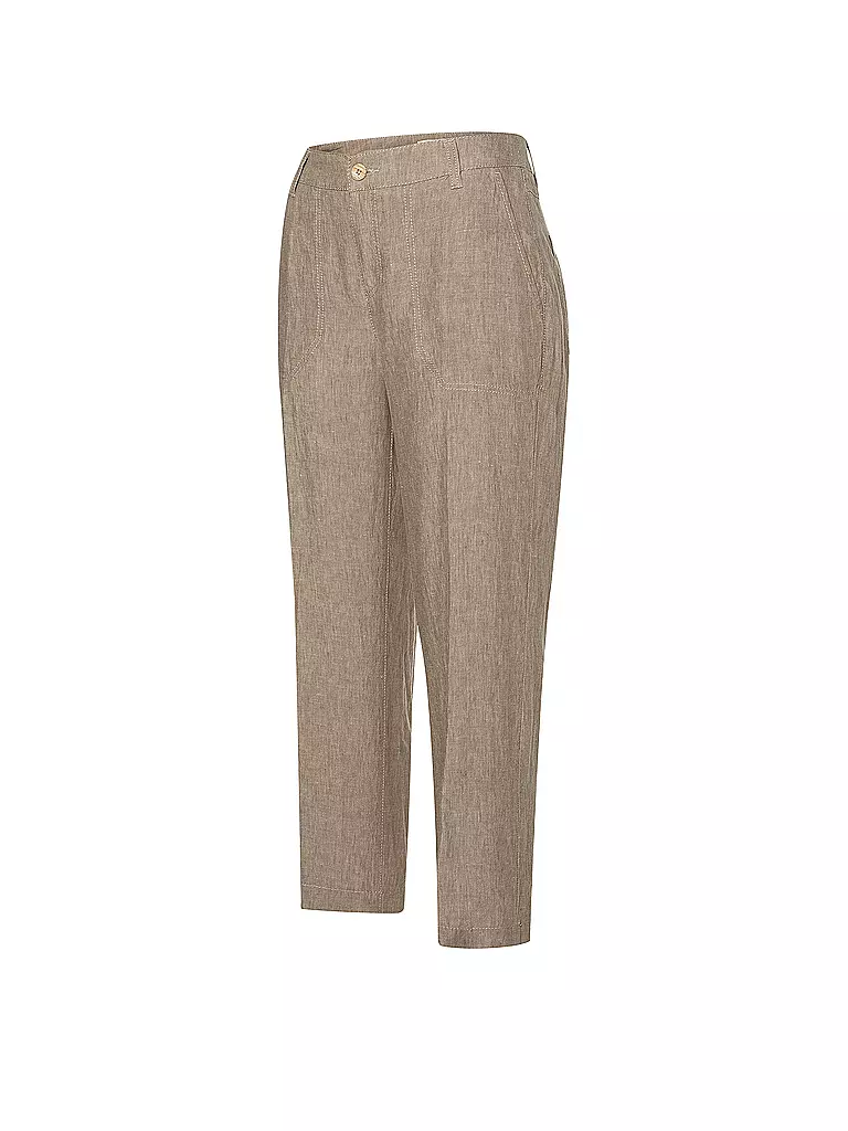 MAC | Leinenhose 7/8 Nora | grau