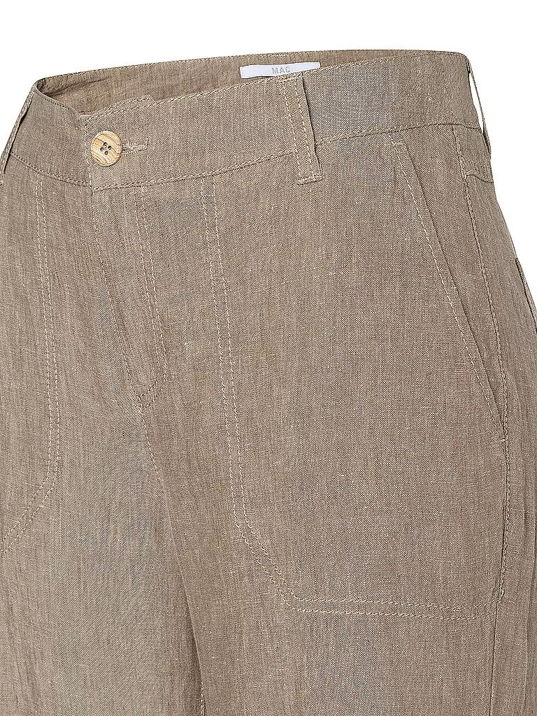 MAC | Leinenhose 7/8 Nora | grau