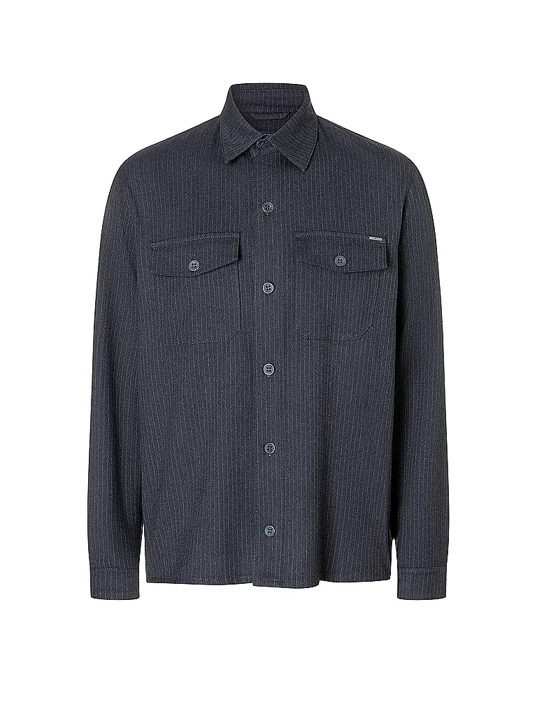MAC | Overshirt  | dunkelblau