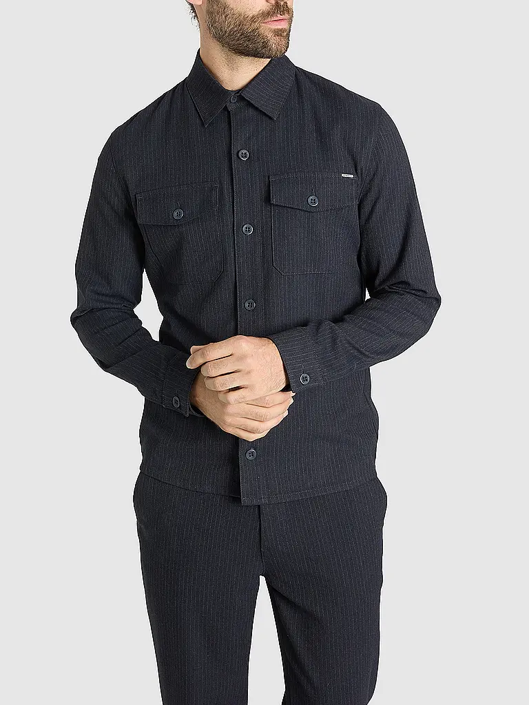 MAC | Overshirt  | dunkelblau