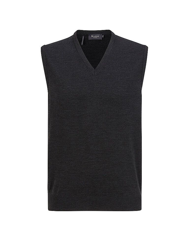 Maerz Herren Pullunder 460000, Gr. 56, Grau (591)