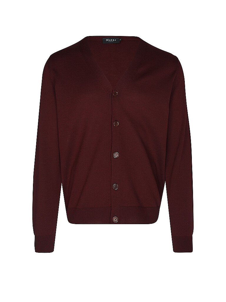 MAERZ Cardigan dunkelrot | 50