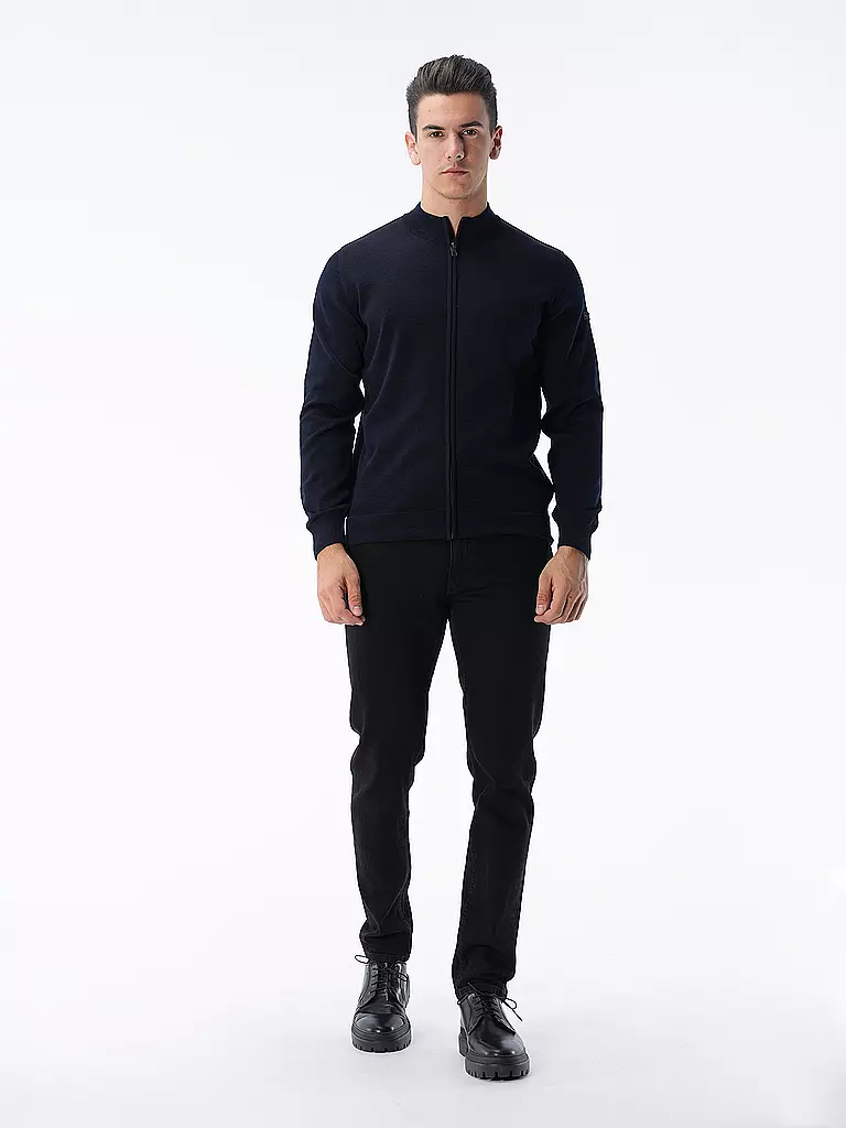 MAERZ | Strickjacke | dunkelblau