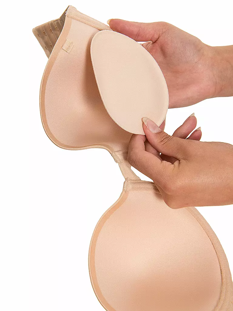 MAGIC BODYFASHION | BH-Einlage Sticky Push Up latte | beige