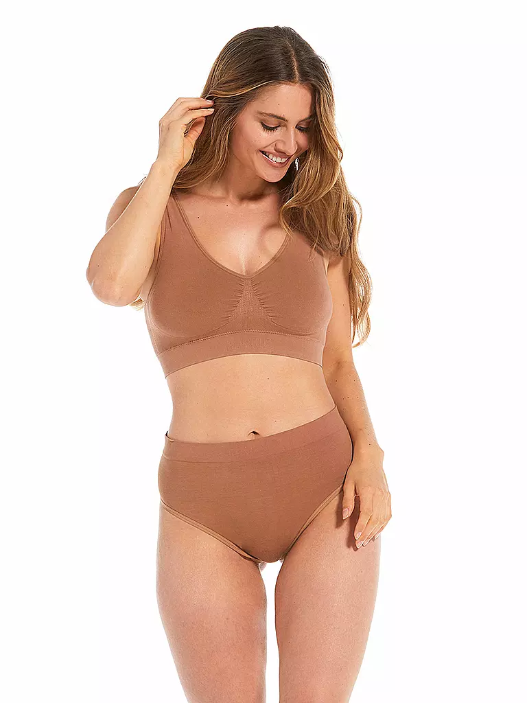 MAGIC BODYFASHION | Bustier Comfort Bra Bamboo Mocha | braun