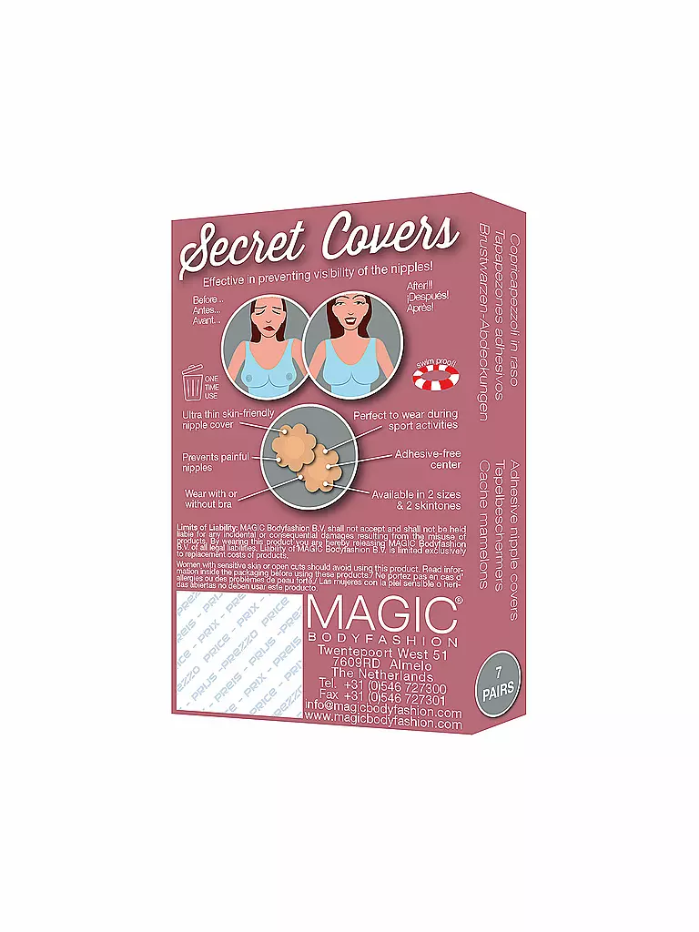 MAGIC BODYFASHION | Secret Cover - Brustwarzen-Abdeckung | beige