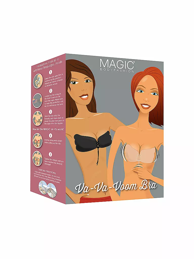 MAGIC BODYFASHION | Va-Va-Voom Klebe-Push Up (Latte) | beige