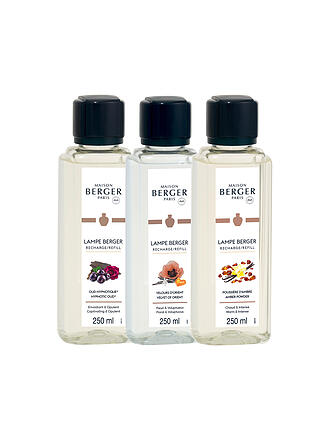 MAISON BERGER PARIS | Raumduft Set 3x250ml TRIOPACK MAGICAL Velours Orient, Poussiere Amber Oud Hypnotique