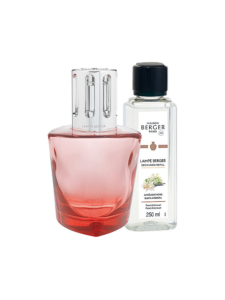 MAISON BERGER PARIS Lampe Berger Set TERRA Rouge Angelique Noire rot 250 ml