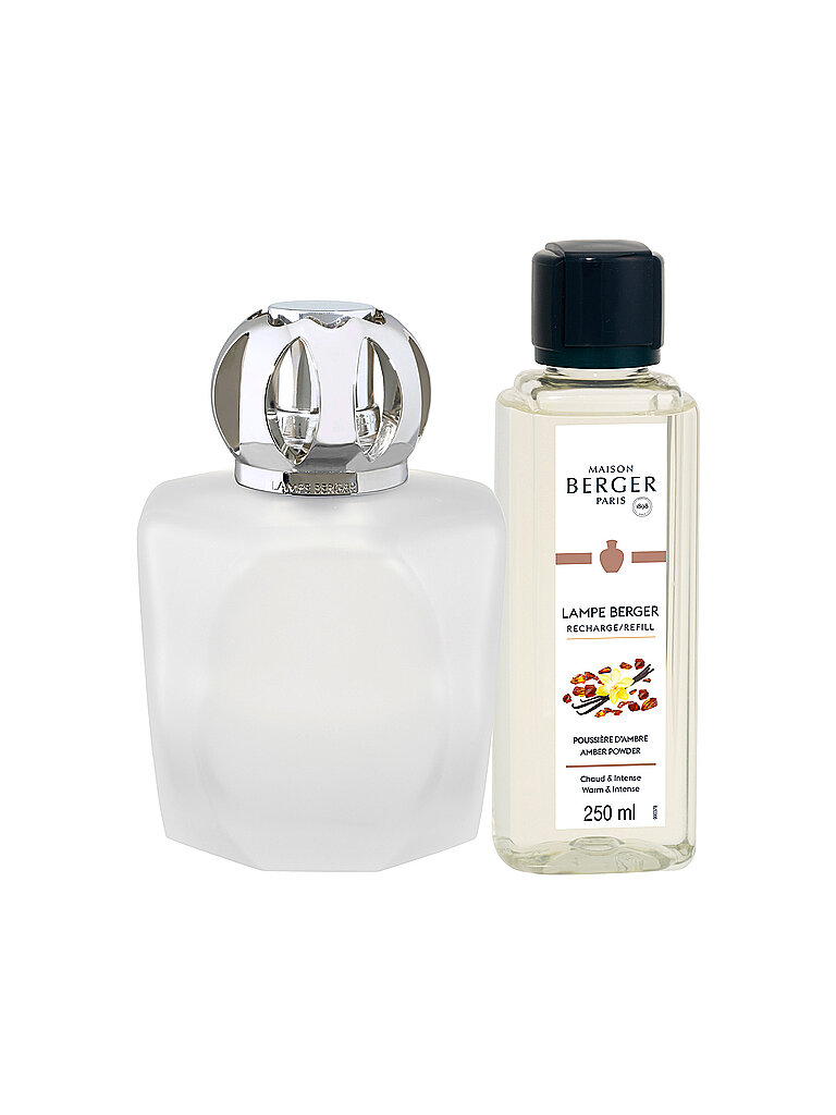 MAISON BERGER PARIS Lampe Berger Falcon-Set 250ml MAGICAL GIVRE Poussiere Ambre weiss