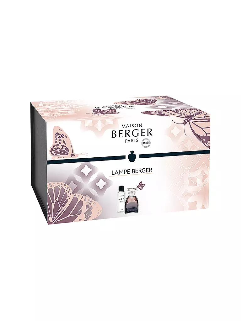 MAISON BERGER PARIS | Lampe Berger Set FLACON LILLY ROSE +250ml Petillance Exquise | beere