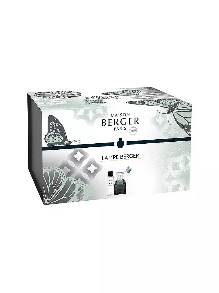 MAISON BERGER PARIS | Lampe Berger Set FLACON LILLY VERT +250ml Terre Sauvage | hellgrün