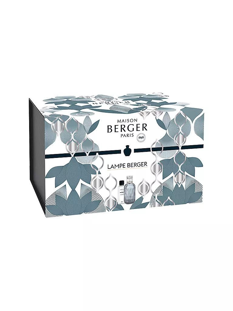 MAISON BERGER PARIS | Lampe Berger Set FLACON QUINTESSENCE BLEUE +250ml Ble D'Or  | hellblau