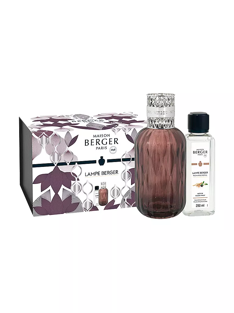 MAISON BERGER PARIS | Lampe Berger Set FLACON QUINTESSENCE PRUNE +250ml Ble D'Or  | beere