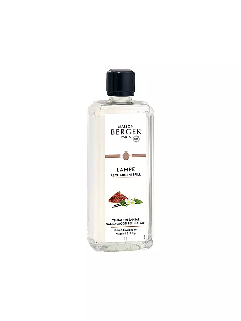MAISON BERGER PARIS | Nachfüllung 1L SANDALWOOD TEMPTATION Oriantal Dreams  | transparent