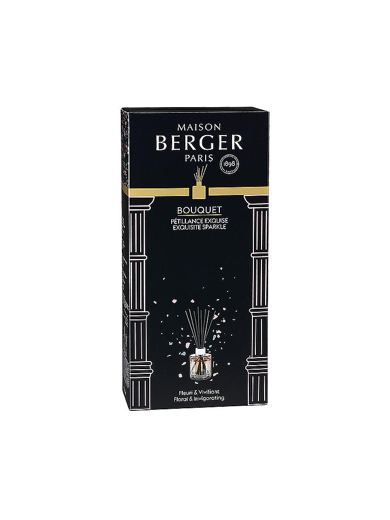 MAISON BERGER PARIS | Raumduft Diffuser Olympe Bernsteinrosa - Sprudelnde Lebensfreude | grau