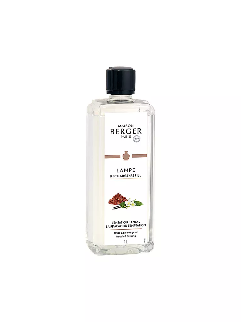 MAISON BERGER PARIS | Verführerisches Sandelholz - Lampe Berger Duft 1000 ml | transparent