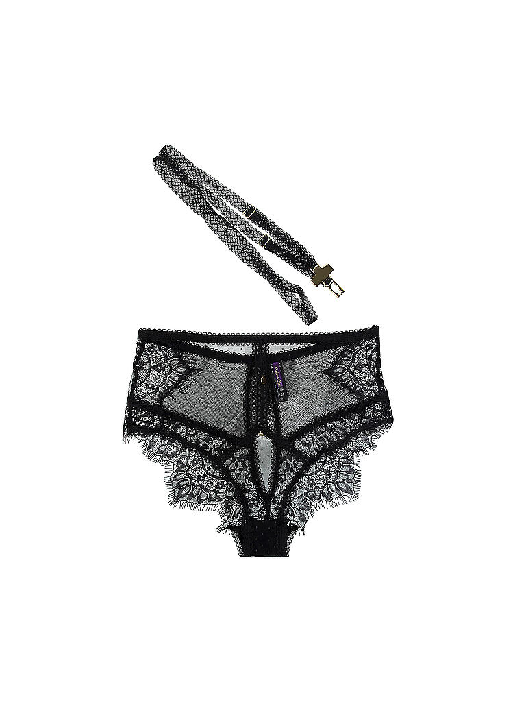 MAISON CLOSE | Höschen mit Harness - Inspiration Divine Black | schwarz