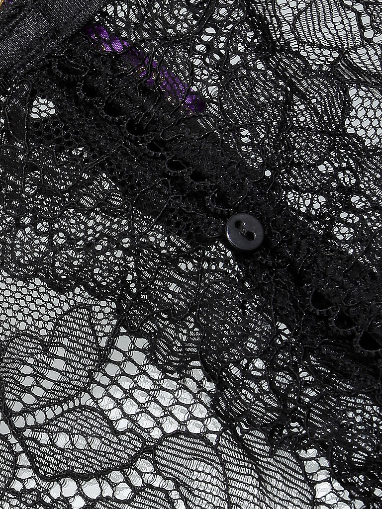 MAISON CLOSE | Spitzenstring mit Halsband | schwarz