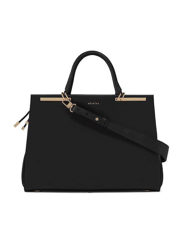 MAISON HEROINE | Ledertasche "Claire 13" | schwarz
