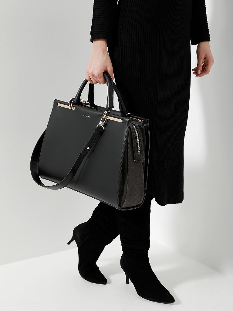 MAISON HEROINE | Ledertasche "Claire 13" | schwarz