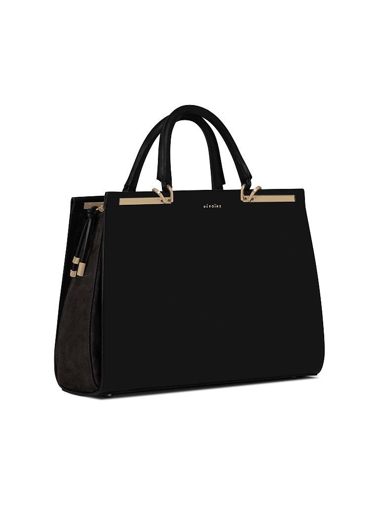 MAISON HEROINE | Ledertasche "Claire 13" | schwarz