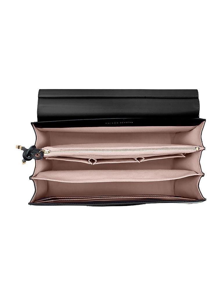 MAISON HEROINE | Ledertasche "Marlene 13" | schwarz