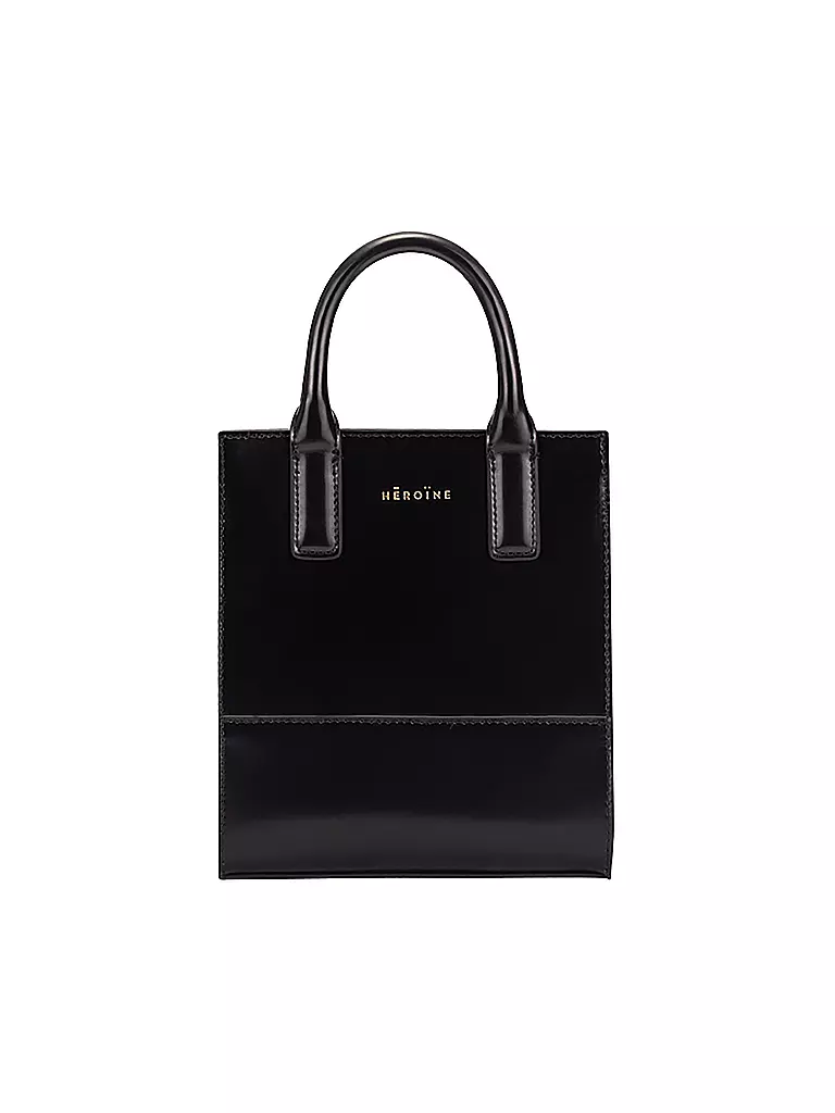 MAISON HEROINE | Ledertasche - Mini Bag Kira Nano | schwarz