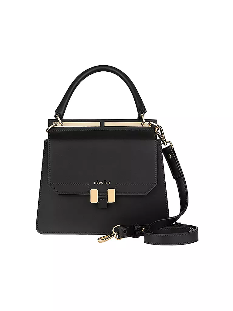 MAISON HEROINE | Ledertasche Marlene Tablet Mini | schwarz