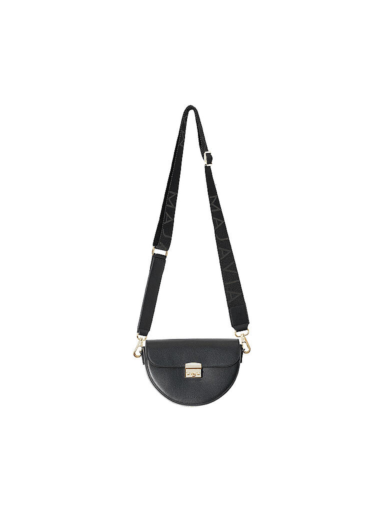 MAJAVIA | Ledertasche - Mini Bag | schwarz