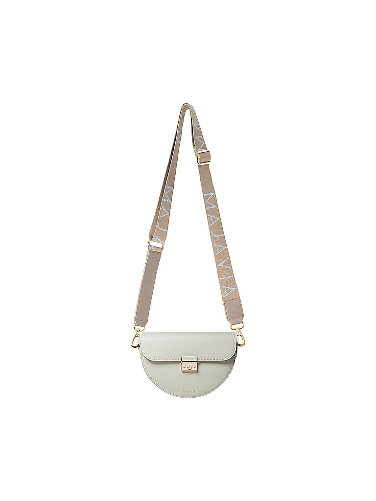 MAJAVIA | Ledertasche - Mini Bag | grau